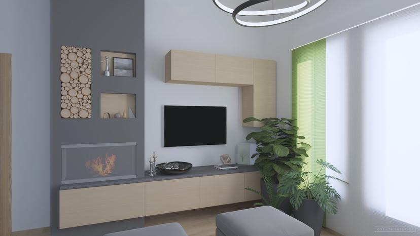 A szürke, fehér és zöld harmóniája egy meglepő elemmel - Image 2