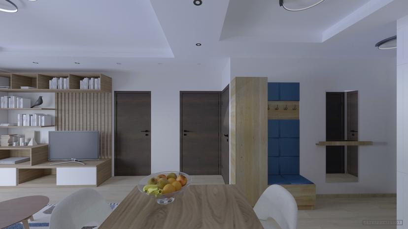 Földszintes lakás átalakítása: modern kényelem és visszafogott klasszikus elemek harmóniája - Image 4