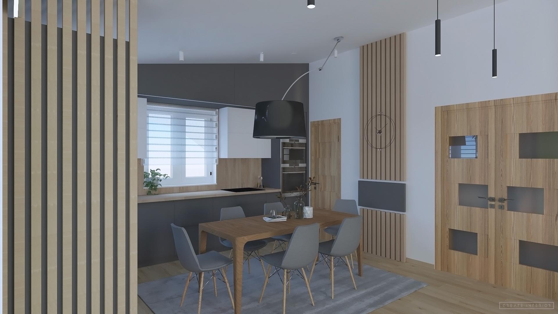 A szürke, fehér és zöld harmóniája egy meglepő elemmel