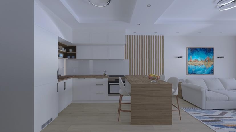 Földszintes lakás átalakítása: modern kényelem és visszafogott klasszikus elemek harmóniája - Image 12