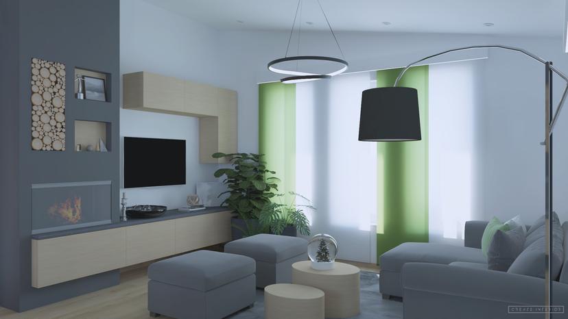 A szürke, fehér és zöld harmóniája egy meglepő elemmel - Image 8