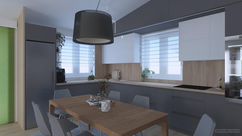 A szürke, fehér és zöld harmóniája egy meglepő elemmel - Image 9