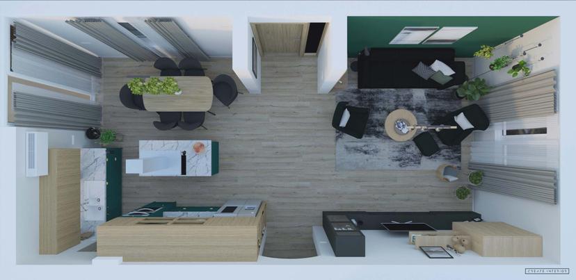 Merész enteriőr a fiatal pár otthonában - Image 1